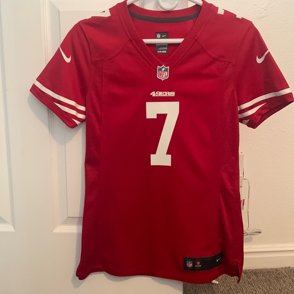 NFL 49ers KAEPERNICK 7 small womens jersey - like new
